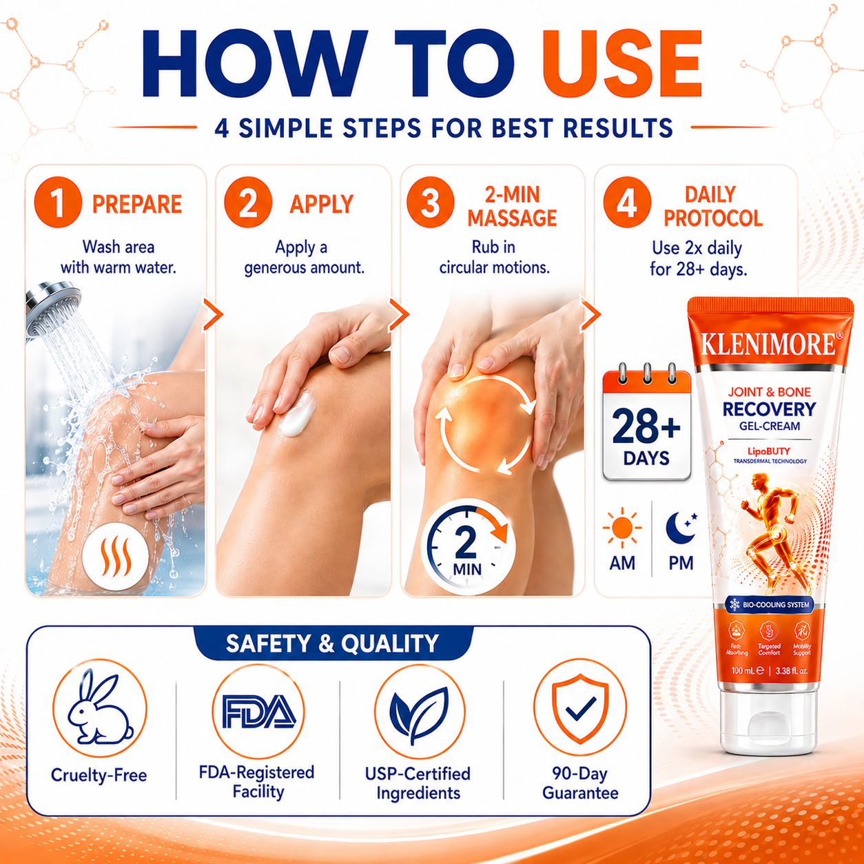 ⚕️KLENIMORE® Professional Joint & Bone Recovery Cream👨⚕️ Harnessing Nano-Peptide Tech to Heal Bones and Relieve Pain.