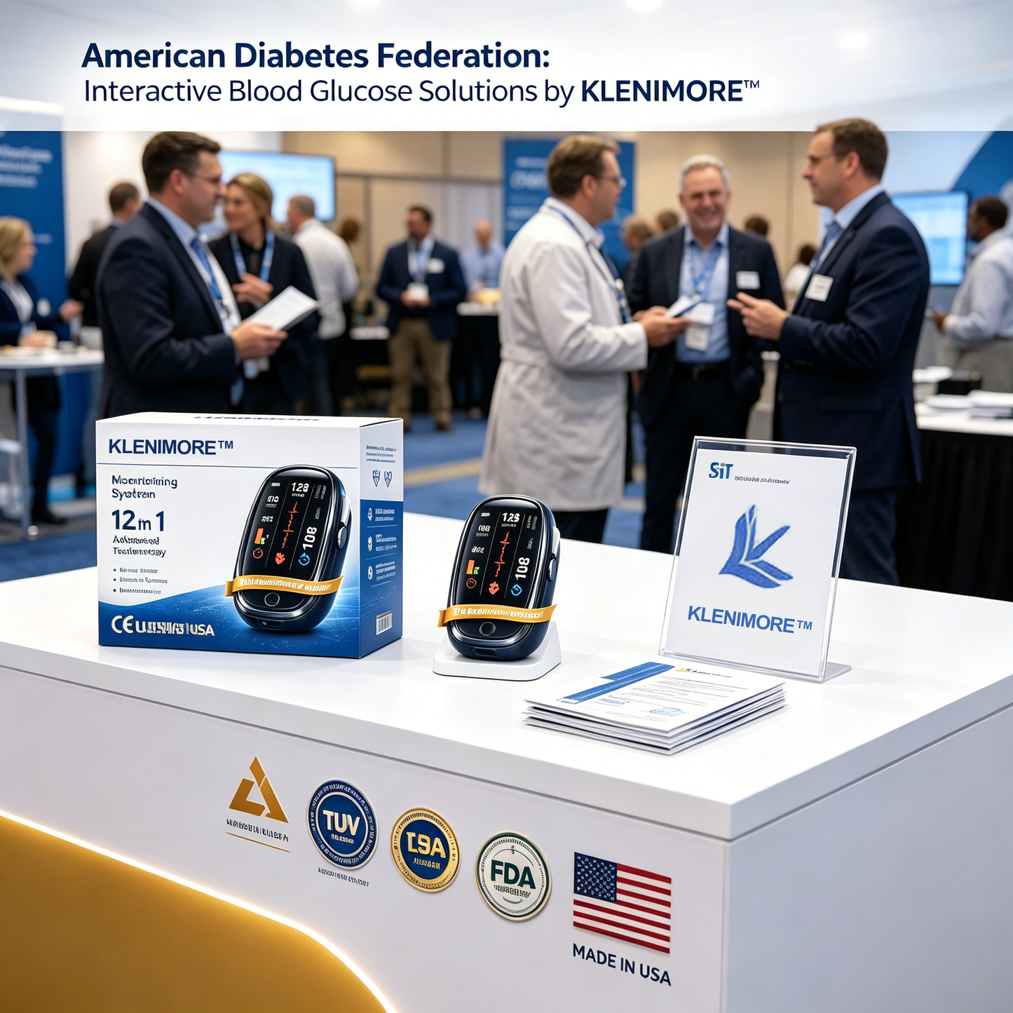 🔥Final 1 Hours : Only Limited Stock Left🏆KLENIMORE™ Non-Invasive Blood Glucose Meter 99.9% Accuracy （Mayo Clinic Recommended）