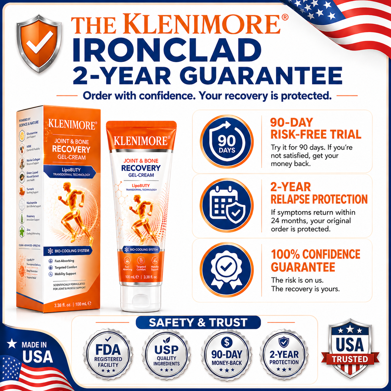 ⚕️KLENIMORE® Professional Joint & Bone Recovery Cream👨‍⚕️ Harnessing Nano-Peptide Tech to Heal Bones and Relieve Pain.